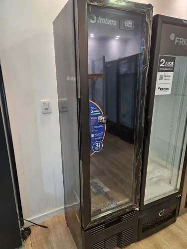 cervejeira porta de vidro slim 230L a pronta entrega - 3 anos de garantia