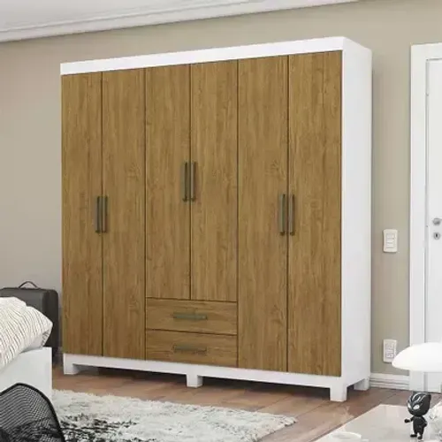 Guarda Roupa de Casal 6 Portas