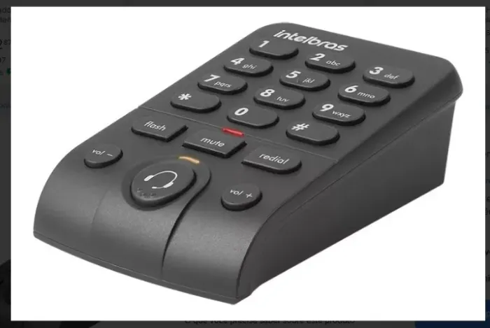 Telefone Intelbras Base Discadora Bdi10 (só A Base) (Usado)