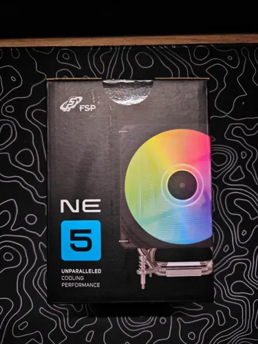 Cooler Para Processador FSP NP5, ARGB, 120mm, Intel-AMD, Preto