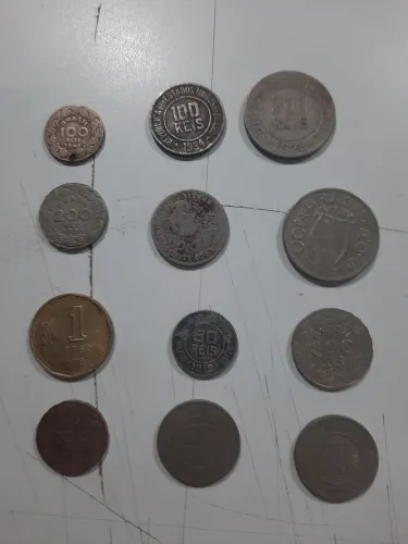Moedas raras antigas