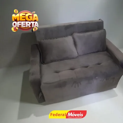 Sofá Cama 1,38m Ótimo para Apartamento - Oferta