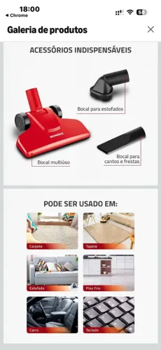 Aspirador de Pó Vertical Britânia Filtro Ciclone 1500W BAS1500V