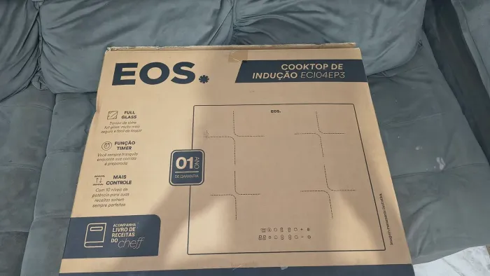 COOKTOP DE INDUÇÃO NOVO COM NOTA