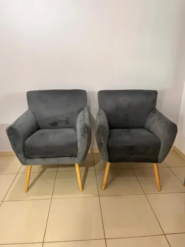 Poltronas cinza