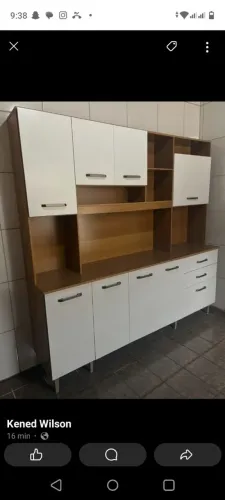 Armário De Cozinha Mega /Entrega É Montagem Grátis Loja R&L Moveis