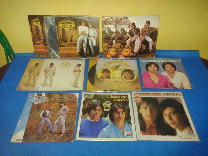 Sertanejos Regionais LP Disco de vinil, vários, bom estado Cape e disco.