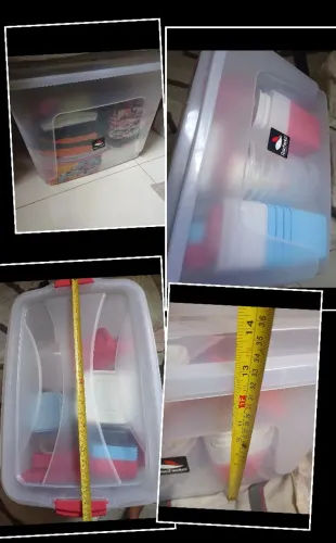 3 Caixas Organizadoras 2 de 50lts e 1 de 60lts