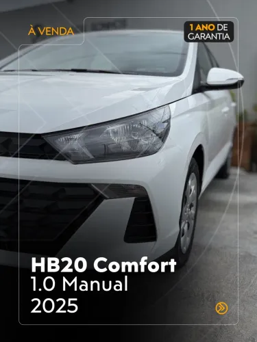 Hyundai HB20 Comfort Plus 1.0 Flex 12V Mec. 2025