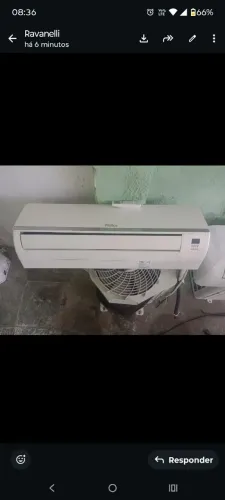 Ar condicionado com instalação