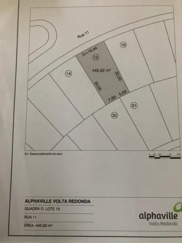 Terreno para Venda em Volta Redonda, ALPHAVILLE