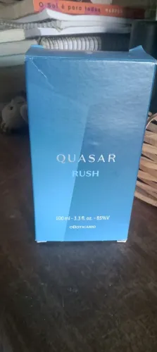 Perfume Quasar Rush Boticário na Caixa