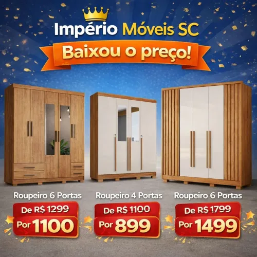 GUARDA ROUPA DIRETO DE FÁBRICA