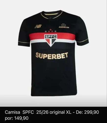 Camisa São Paulo XL