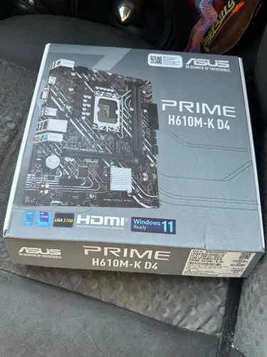Placa mãe asus prime h610m +i3 i3 10100f