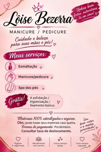 Beleza e cuidados!