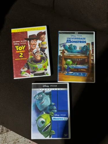 DVD Monstros S.A. e Toy Story - lacrados