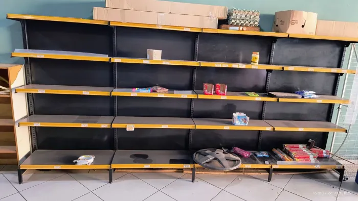 Gôndola prateleira parede 40x30 1,70 altura