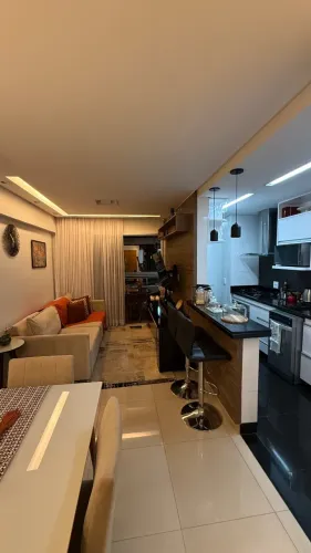 Apartamento 2 Qts e 2 Vagas - Mobiliado QD 208 Canto do Sabiá Águas Claras