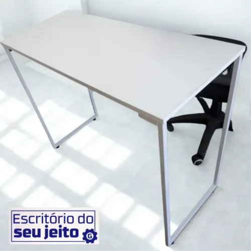 Mesa Industrial NOVA Multiuso para Escritório Notebook Computador de Estudo Birô Gamer
