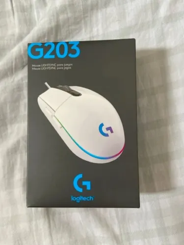 Mouse Gamer G203 Branco Logitech
