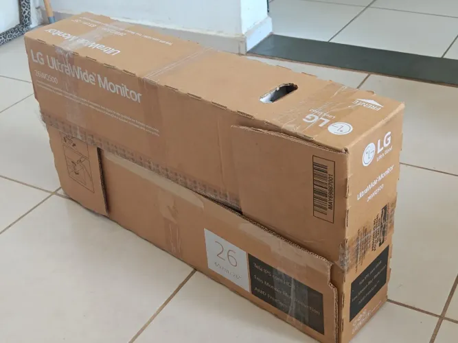 Carcaça monitor LG 26 ultrawide 26wq500