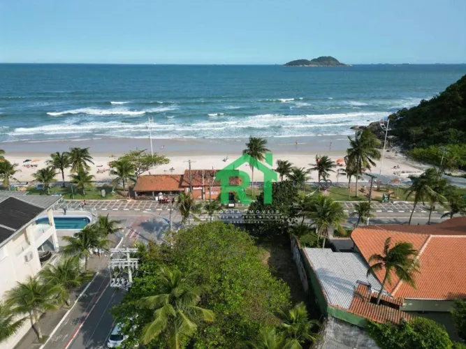 Terreno com 480,00m2 Frente mar à venda Praia do Tombo - Guarujá/SP