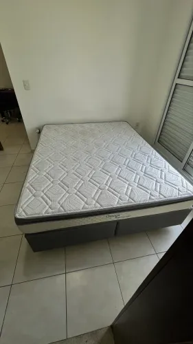 Cama box queen molas ensacadas