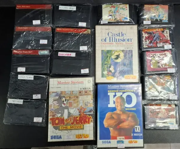 Jogos Originais para Consoles SEGA (Master System, Megadrive, Saturn e Dreamcast)