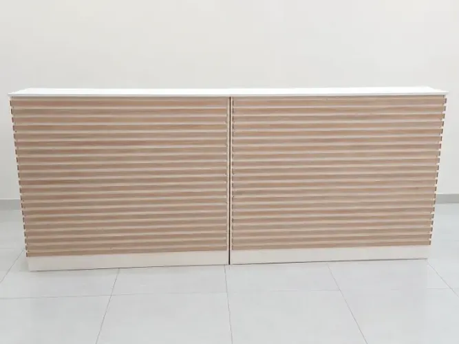 Balcão Comercial Ripado para Loja - Excelente Estado