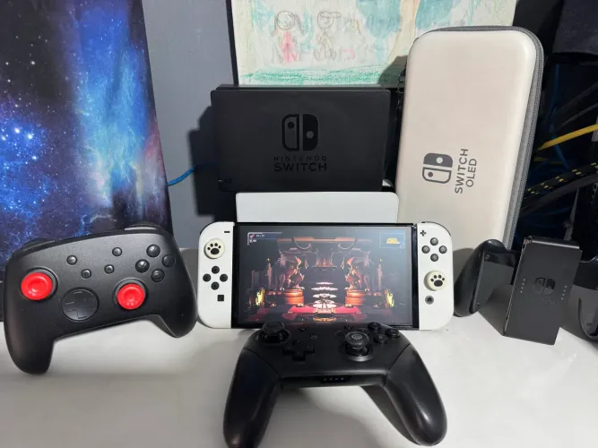 Nintendo Switch V2 e acessórios