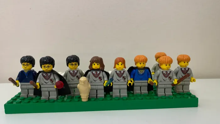 Lego Harry Potter - Ron Weasley - Hermione - Gina - 2001 a 2002 - Raridade absoluta!