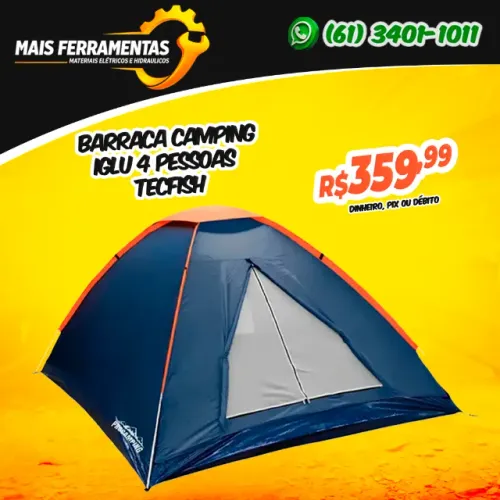Barraca Camping Iglu 4 Pessoas tecfish