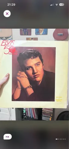 disco de vinil elvis presley 50th anniversary