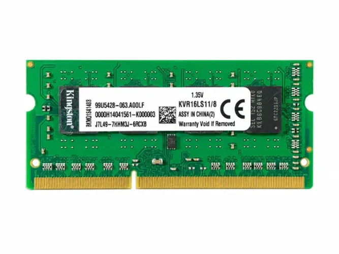 Memória RAM Kingston 8GB DDR3L 1600MHz Notebook KVR16LS11/8