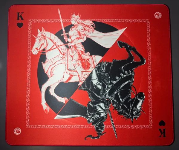Mousepad ATK Warhorse vermelho - CONTROL/PORON