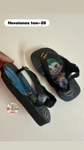 Chinelo havaianas TAM-20 (Batman)