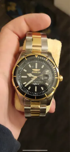 Invicta Pro Diver Dourado Original - Completo com Caixa e Elos