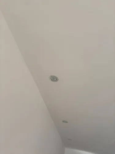Luminárias de embutir branca com lâmpada 