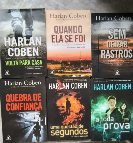 Livros Harlan Coben (sebo)