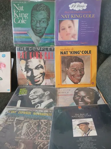 7 lp's NAT KING COLE