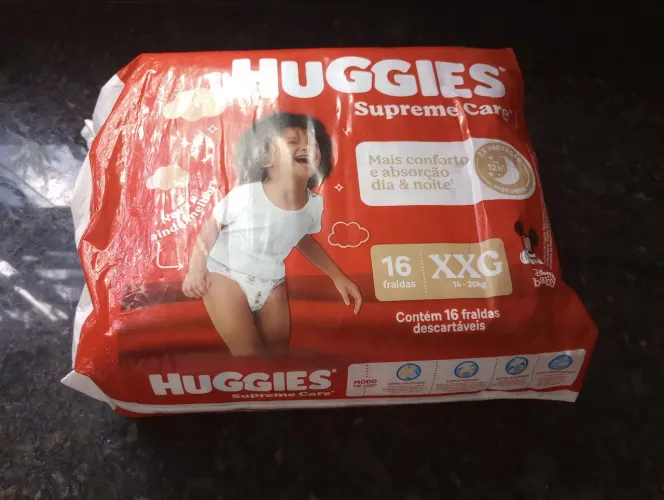 Fralda Huggies nova Tam xxg