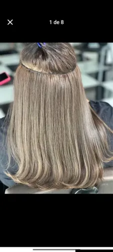 aplicação de mega hair