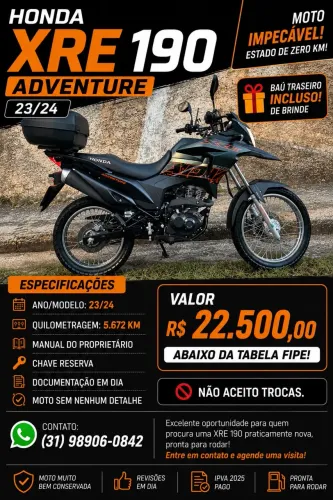 Xre 190 adv 