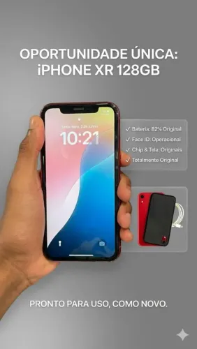 IPHONE XR 128GB (PRODUCT) RED - 100% ORIGINAL 