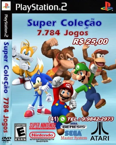 Jogos retrô playstation 2 (leia descrição)