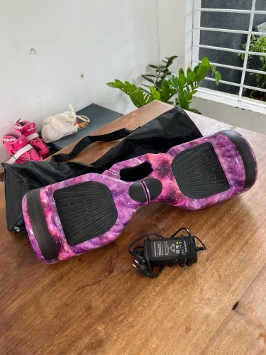 Hoverboard Elétrico 6,5? Galáxia + Bolsa e Carregador | Funcionando Perfeitamente