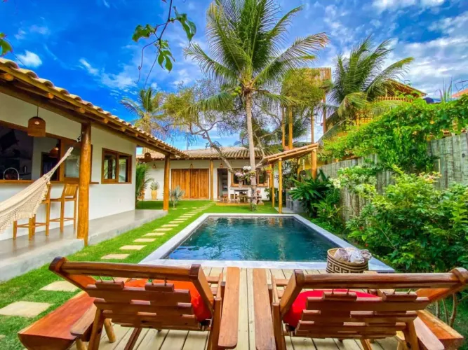 Casa Alto Padrão para Venda em Porto Seguro, Trancoso, 4 dormitórios, 4 suítes, 1 banheiro