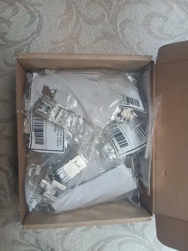 Caixa 24uni conector fêmea blindado gigalan cat6A