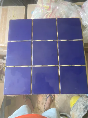Revest. Elisabeth Azul Royal Esmalt Brilho 10x10
